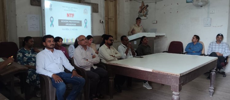 જૂનાગઢમાં બહાઉદ્દીન સરકારી વિનયન કોલેજમાં વિશ્વ આત્મહત્યા નિવારણ દિવસની ઉજવણી કરાઈ